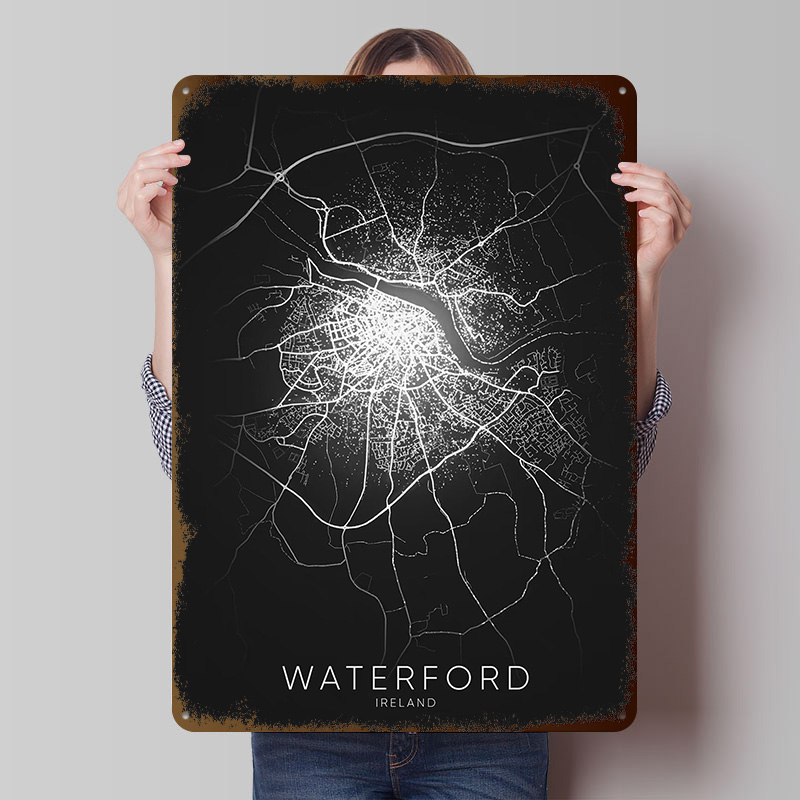 Retro Gaming Ireland - Waterford Ireland Printed Poster Customized Wall