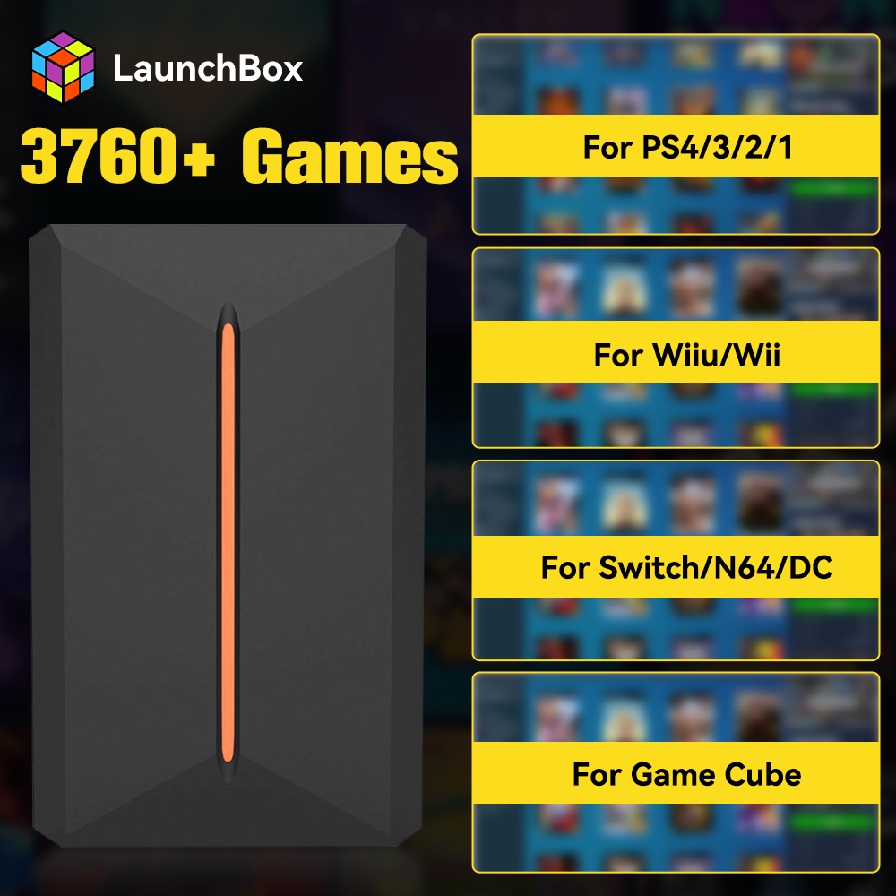 Retro Gaming Ps3 - Launchbox OS Retro Gaming HDD 3760+Games