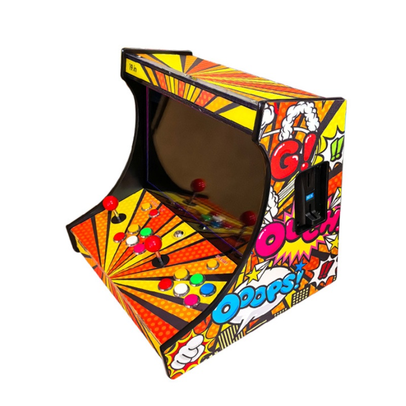 Retro Gaming Cabinet - 19 Inch LCD Bartop, 2 Players