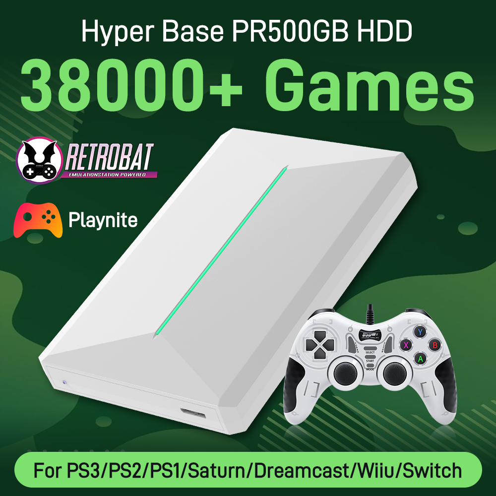 Retro Gaming Ps3 - 500GB Hard Disk Drive Retro Gaming