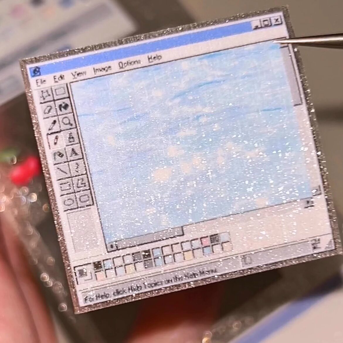 Retro Gaming Cabinet - Retro Y2K Electronic Computer Dialog Box
