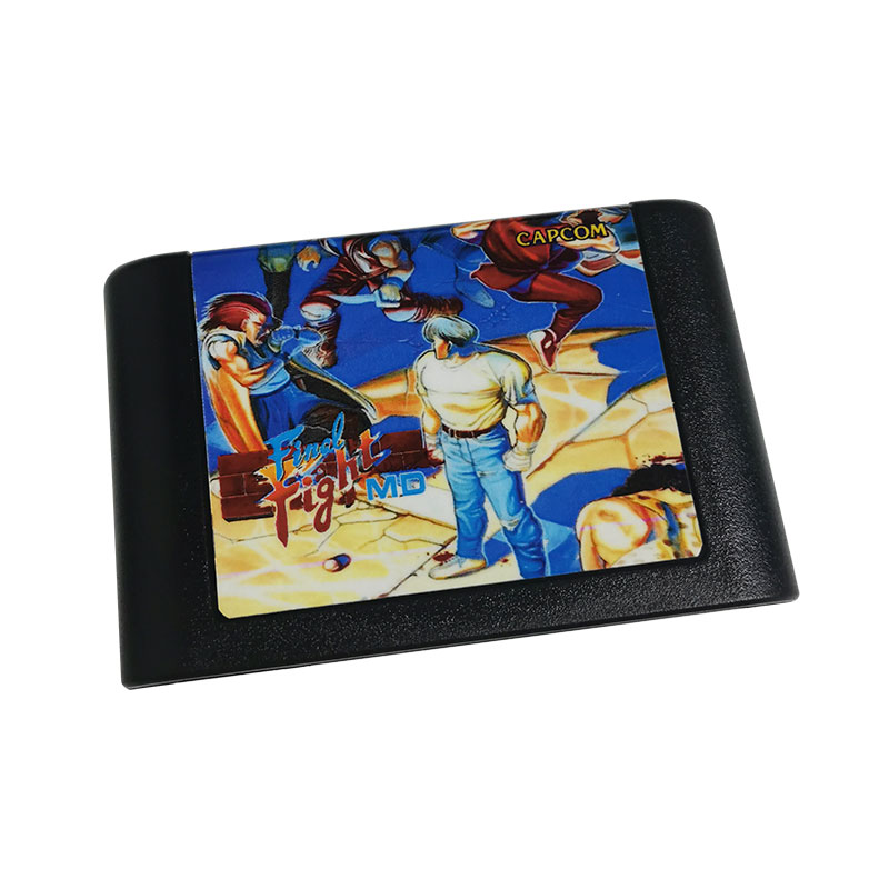 Retro Game Card - Final fight MD Video Game Card