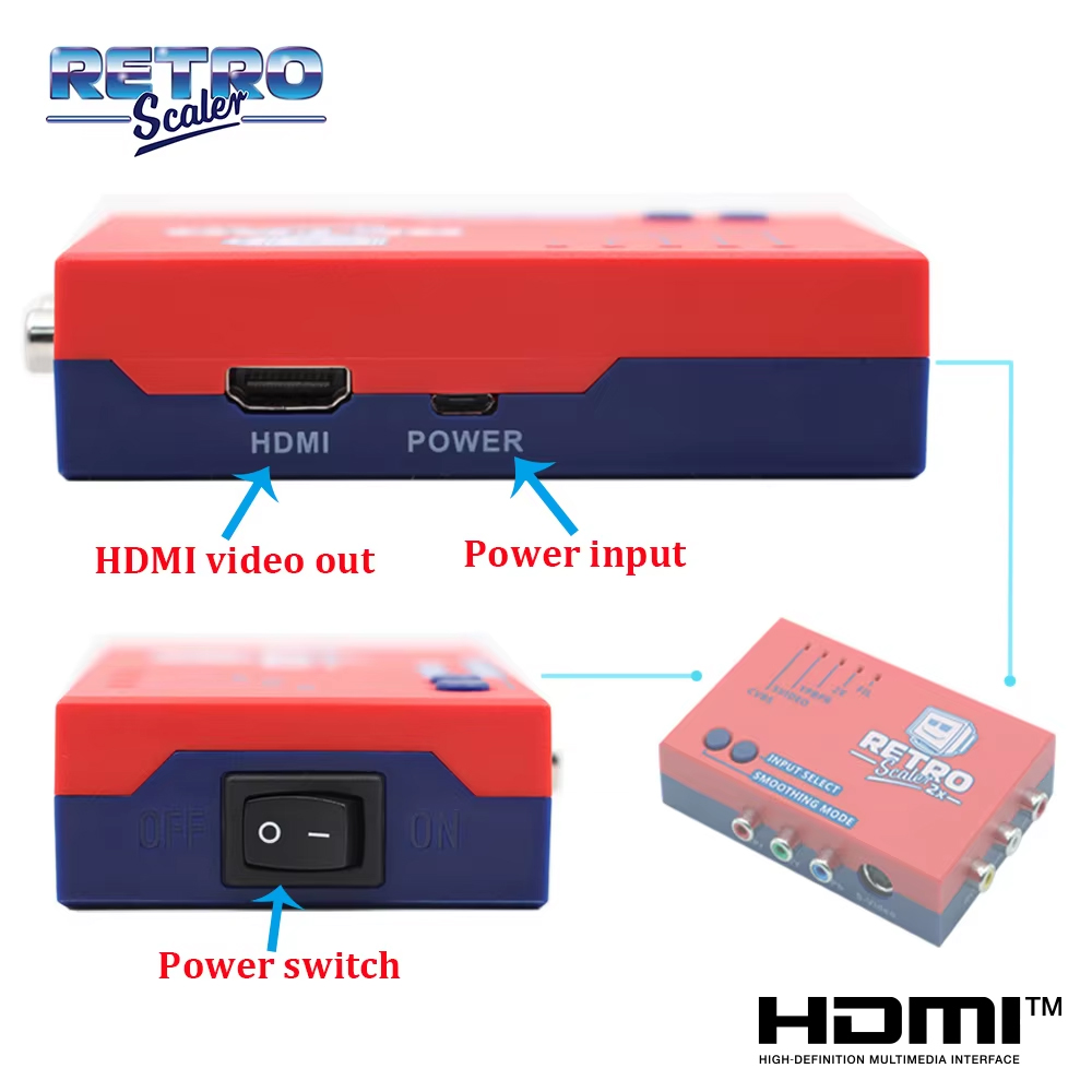 RetroScaler2x A/V to HDMI® Con - Retro Gaming Hard Drive review and price