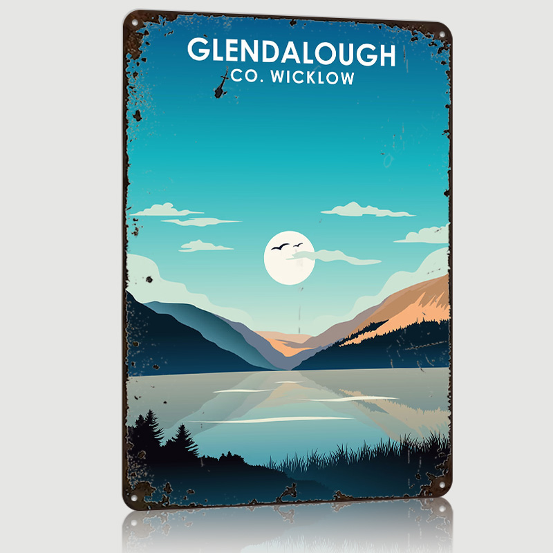 Glendalough Ireland Printed Po - Retro Gaming Ireland review and price