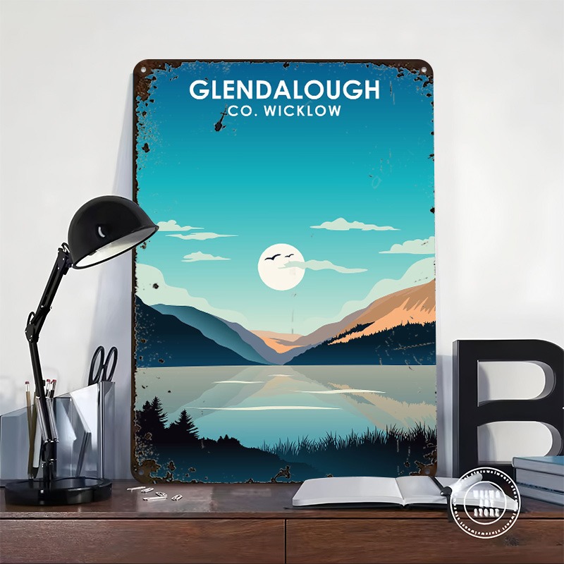 Glendalough Ireland Printed Po - Retro Gaming Ireland review and price