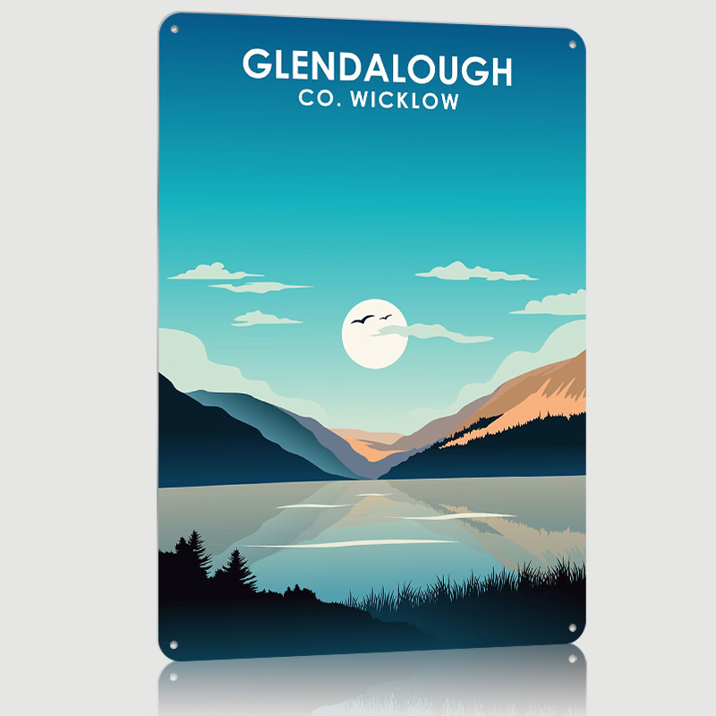 Glendalough Ireland Printed Po - Retro Gaming Ireland review and price