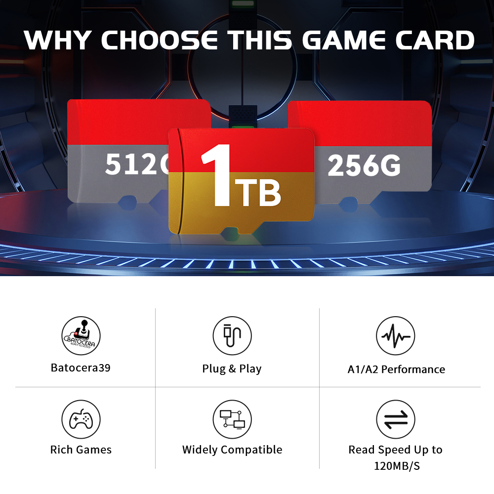 1TB Latest Batocera 39 OS TF G - Retro Game Card review and price