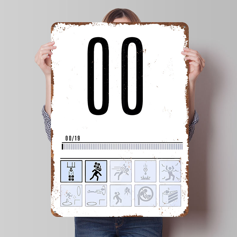 Portal 2 Challenge Mode Icons  - Retro Gaming Icons review and price