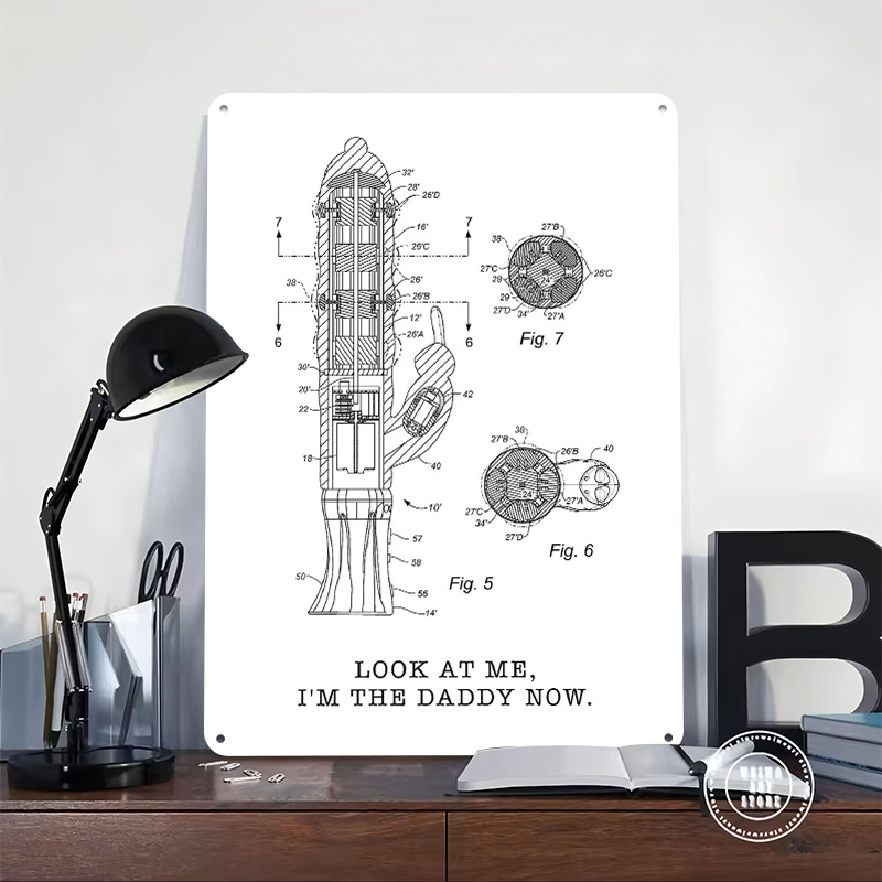 Im the Daddy Now Metal Poster  - Retro Gaming Now review and price