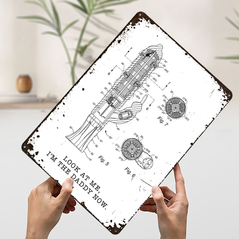 Im the Daddy Now Metal Poster  - Retro Gaming Now review and price