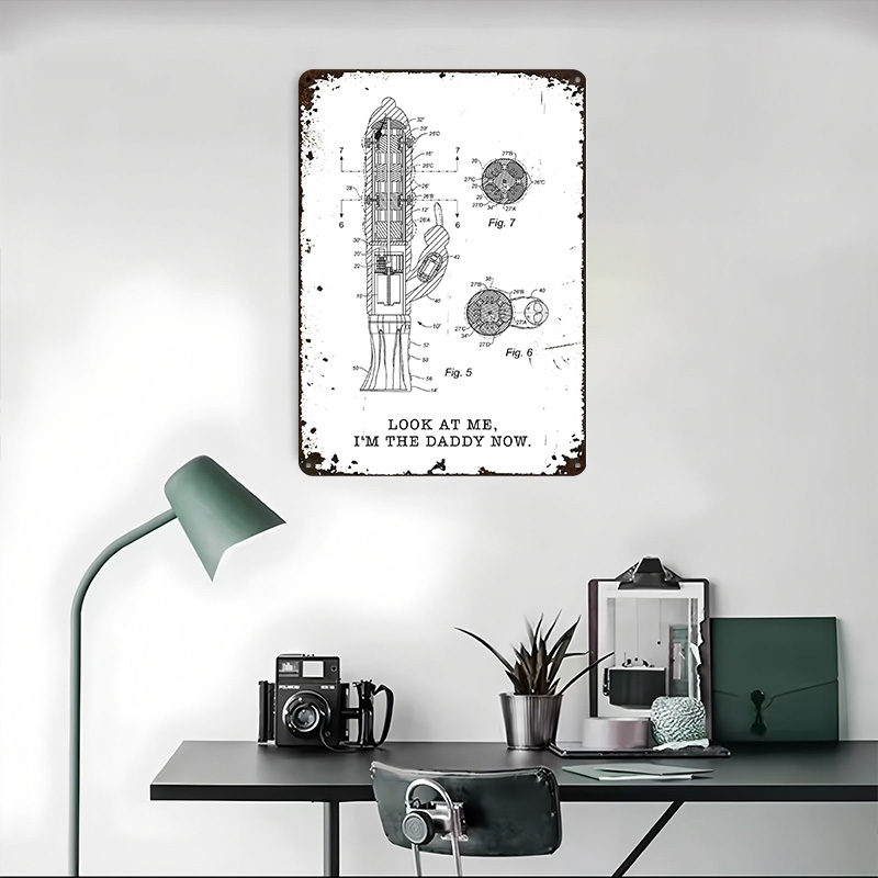 Im the Daddy Now Metal Poster  - Retro Gaming Now review and price