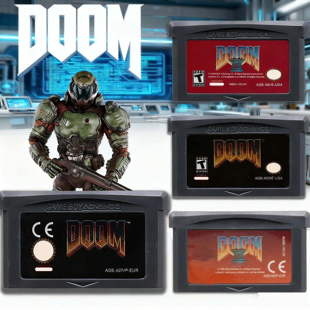 DOOM Series 32 Bit GBA Game Ca - Retro Game Card review and price