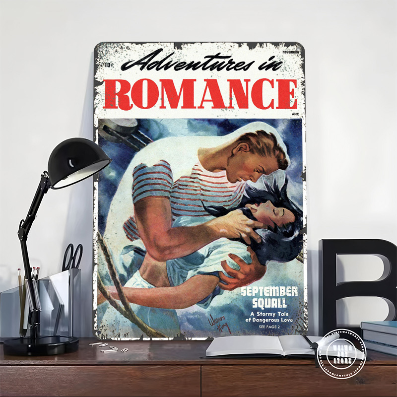 ADVENTURES IN ROMANCE Tinplate - Retro Gaming At Home review and price
