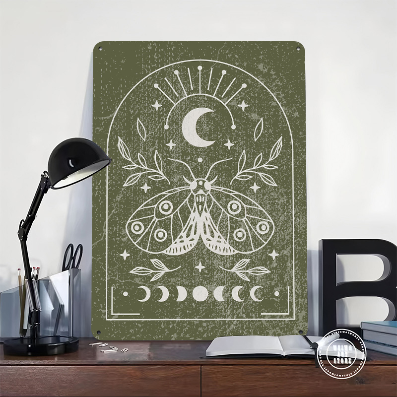 Moth and Moon Poster Customize - Retro Gaming At Home review and price