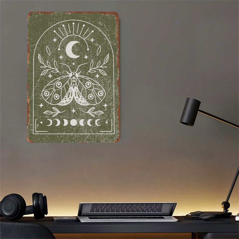 Moth and Moon Poster Customize - Retro Gaming At Home review and price