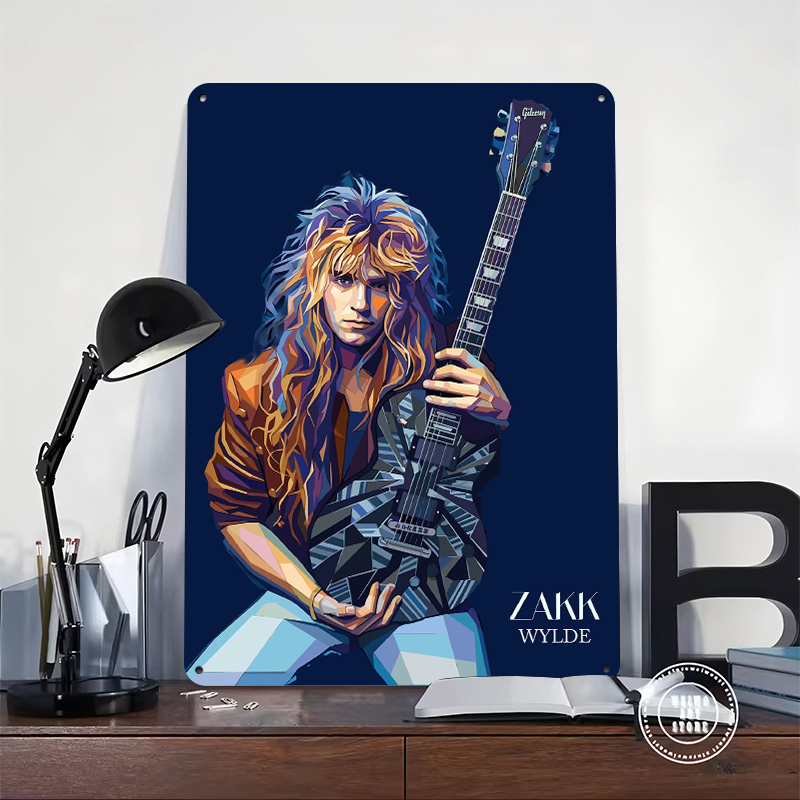 Zakk Wylde Art Portrait Metal  - Retro Gaming At Home review and price