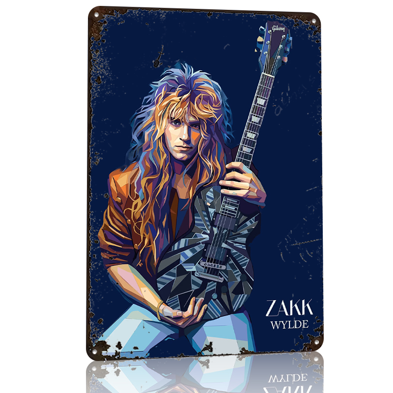 Zakk Wylde Art Portrait Metal  - Retro Gaming At Home review and price