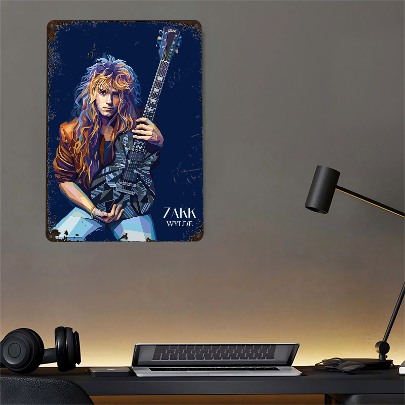 Zakk Wylde Art Portrait Metal  - Retro Gaming At Home review and price