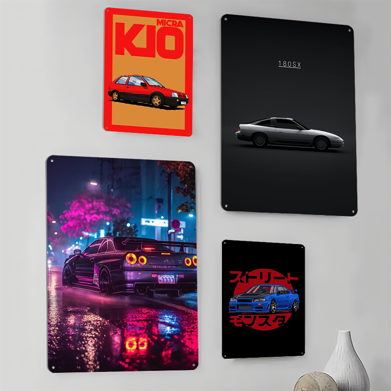 （Nissan） Posters Retro Car Met - Retro Gaming At Home review and price