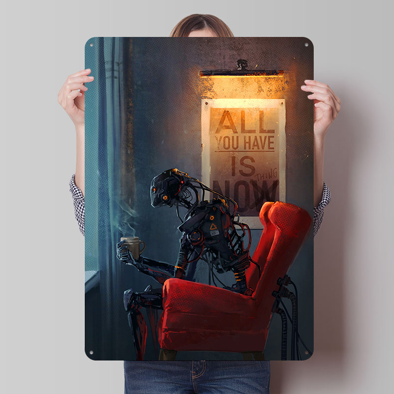 Now Nothing Metal Poster Custo - Retro Gaming Now review and price