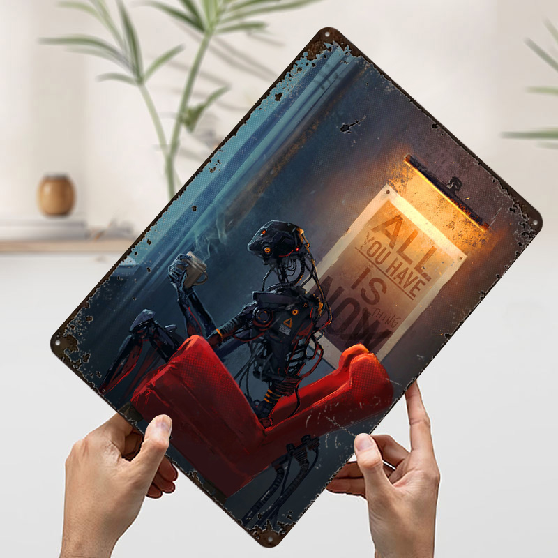 Now Nothing Metal Poster Custo - Retro Gaming Now review and price