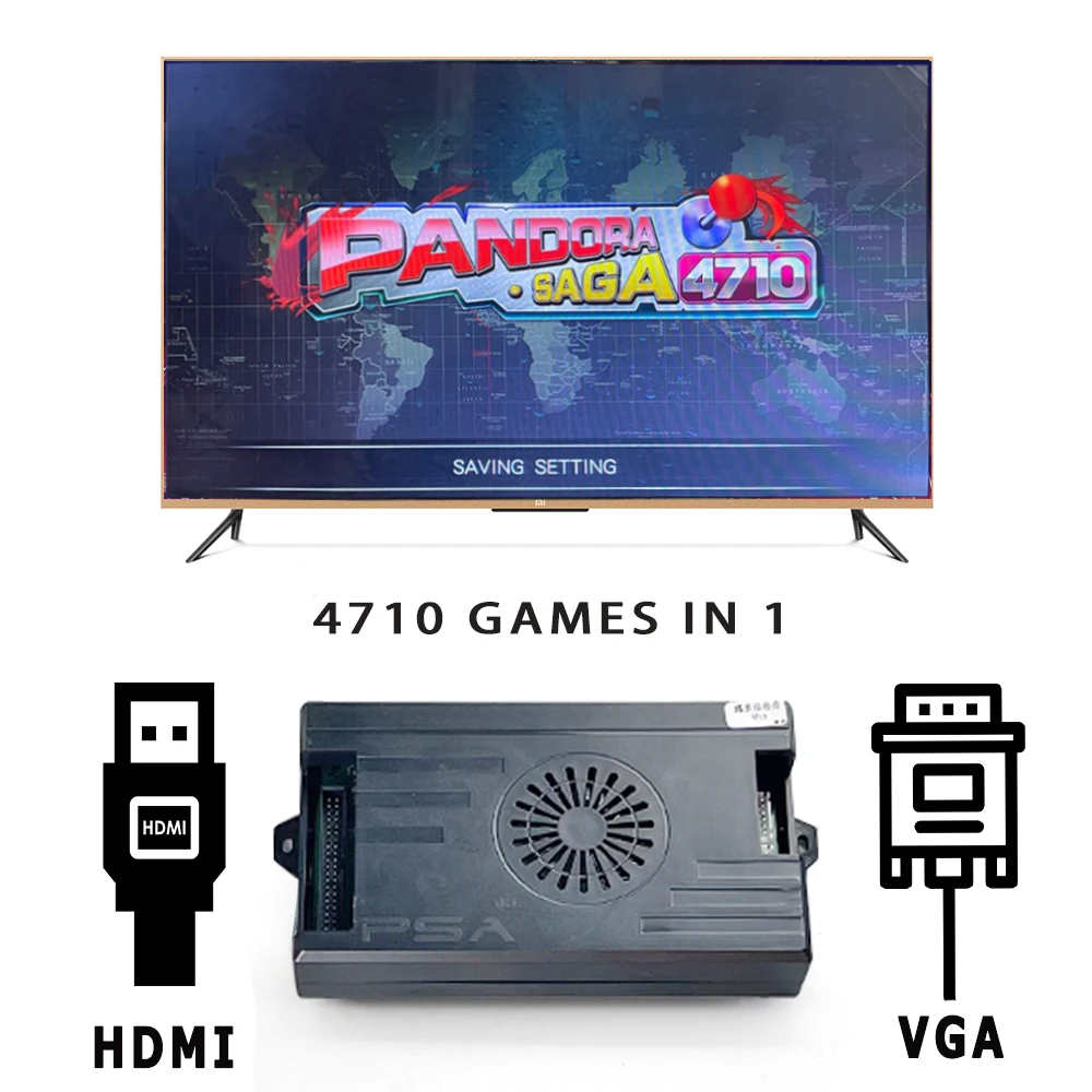 2 Player 4710 in 1 Pandora Sag - Retro Gaming Cabinet review and price