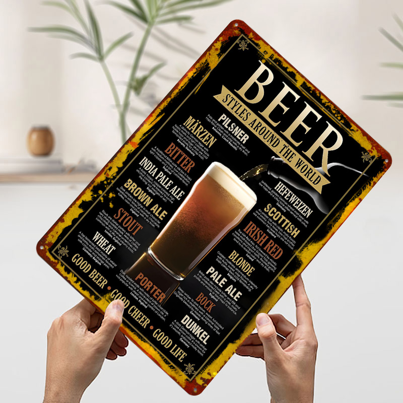 Black Beer Guide Tinplate Post - Retro Gaming Guide review and price