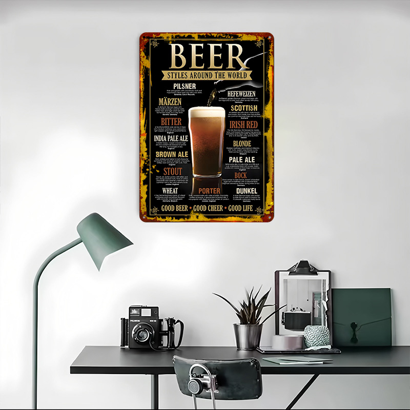 Black Beer Guide Tinplate Post - Retro Gaming Guide review and price