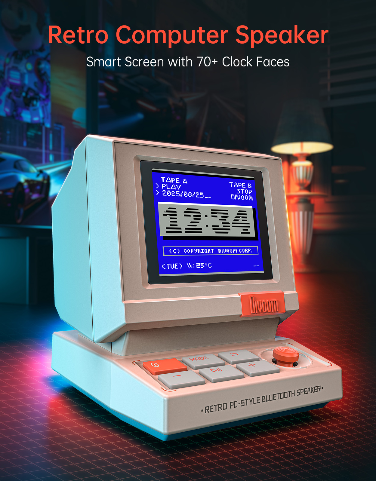 Divoom MiniToo Retro Bluetooth - Retro Gaming Cabinet review and price