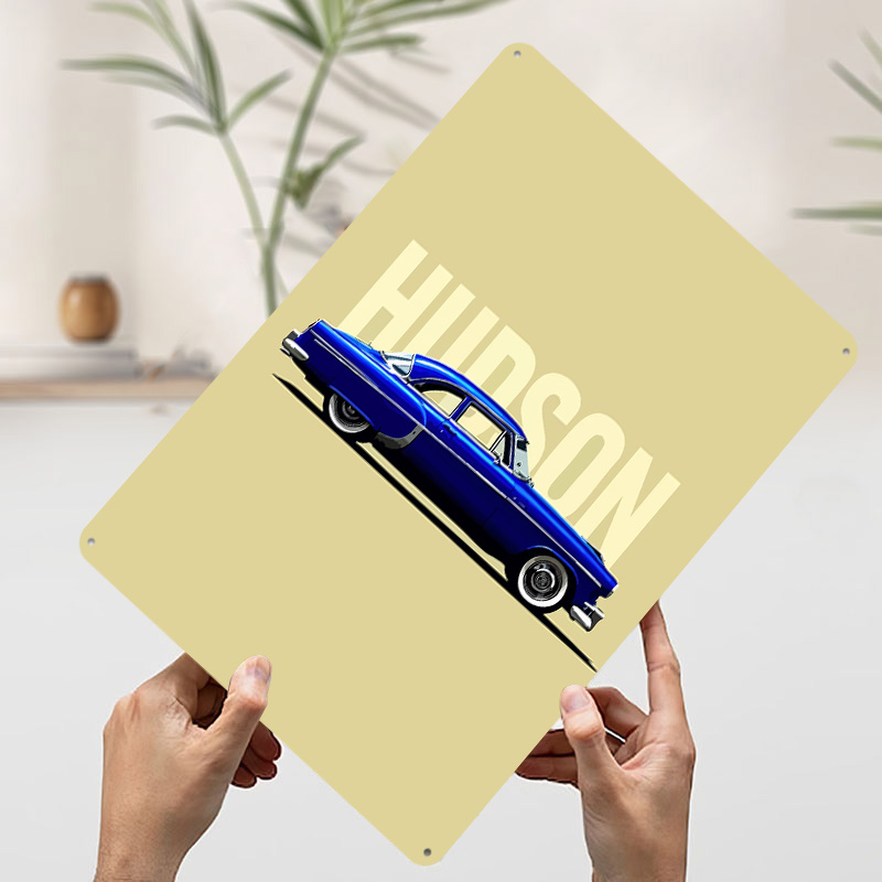 Blue Hudson Classic Car Tinpla - Retro Gaming At Home review and price