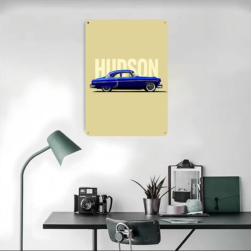 Blue Hudson Classic Car Tinpla - Retro Gaming At Home review and price