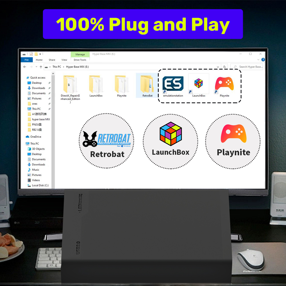 Mix500G Portable Game Hard Dri - Retro Gaming Hard Drive review and price