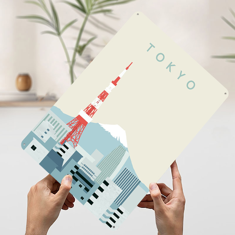 Tokyo Poster Retro 3D Printed  - Retro Gaming At Home review and price