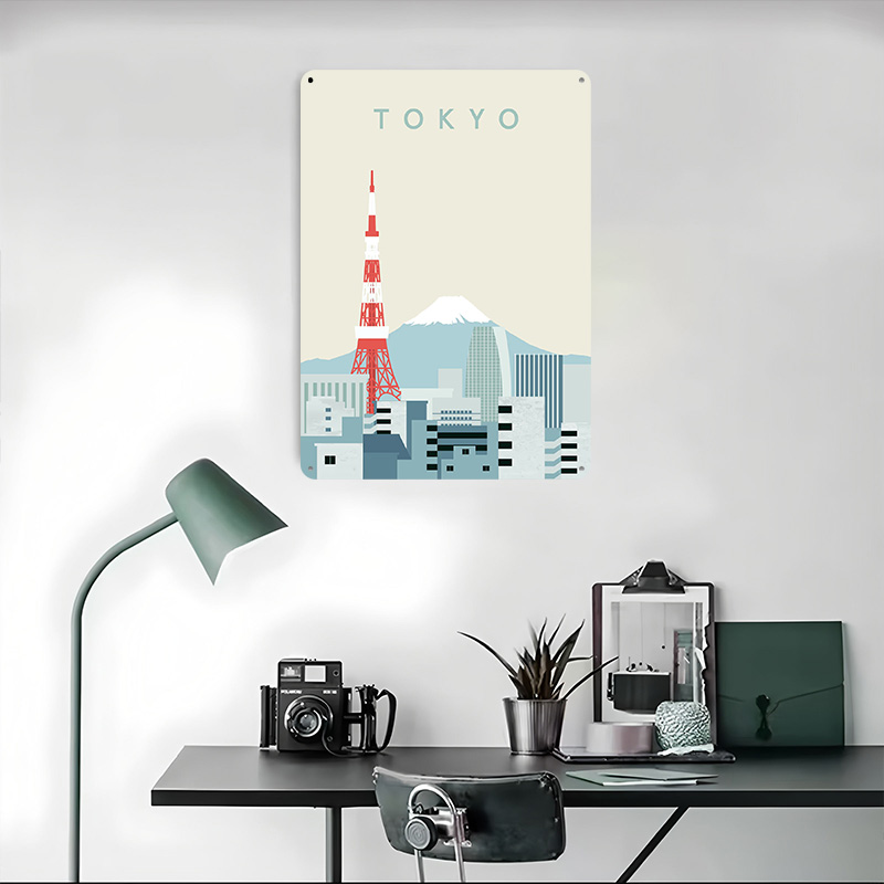 Tokyo Poster Retro 3D Printed  - Retro Gaming At Home review and price