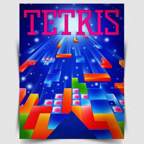 TETRIS METAL SIGN PLAQUE - Ret - Retro Gaming Games review and price