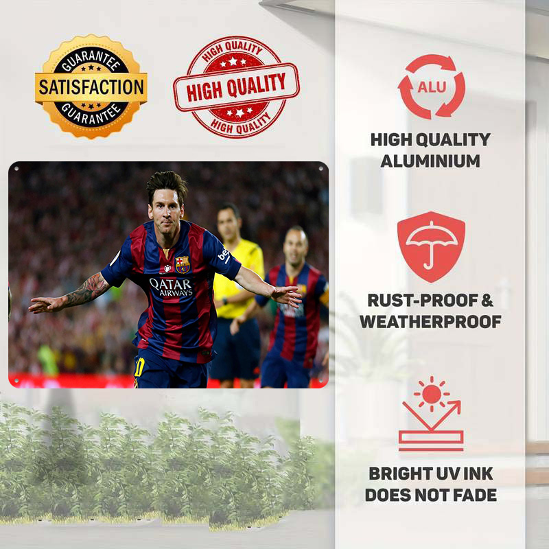 Lionel Messi Football Printed  - Retro Gaming At Home review and price