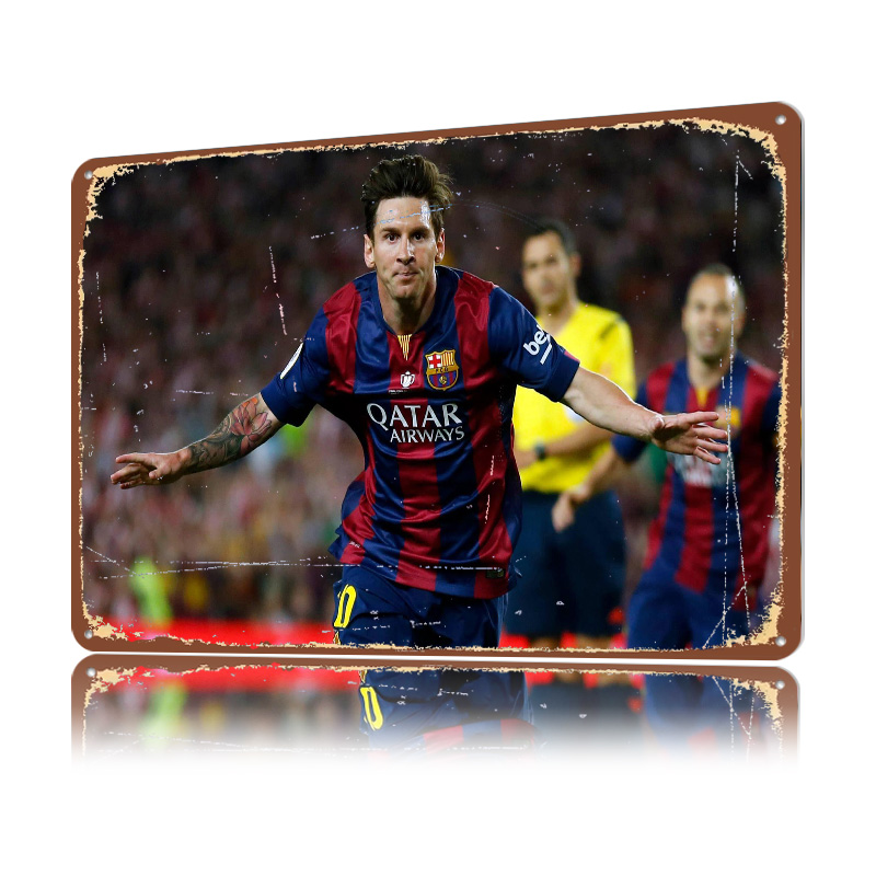 Lionel Messi Football Printed  - Retro Gaming At Home review and price