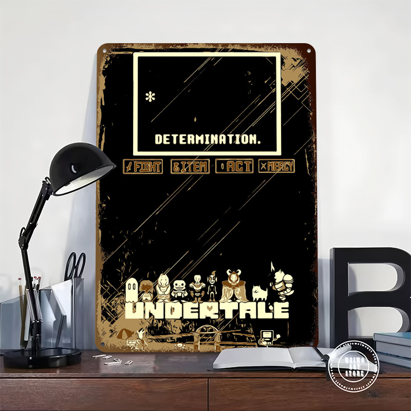 Undertale Metal Poster Custom  - Retro Gaming At Home review and price