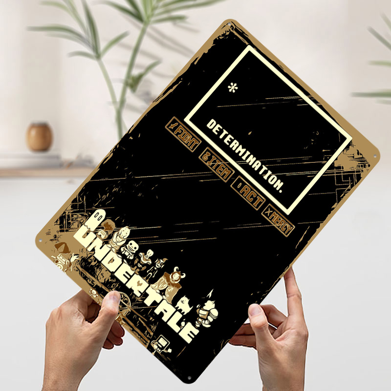 Undertale Metal Poster Custom  - Retro Gaming At Home review and price