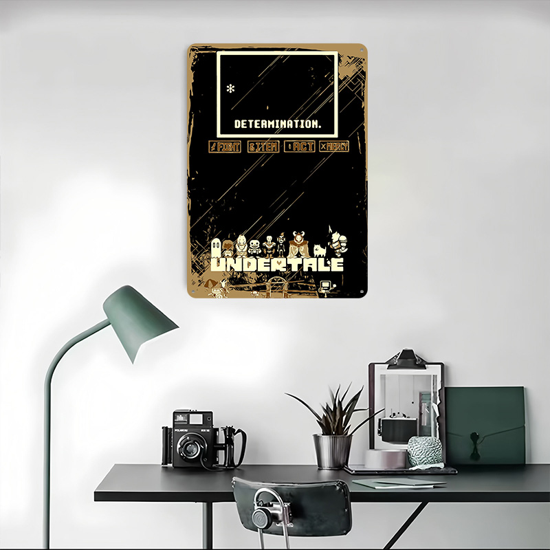 Undertale Metal Poster Custom  - Retro Gaming At Home review and price
