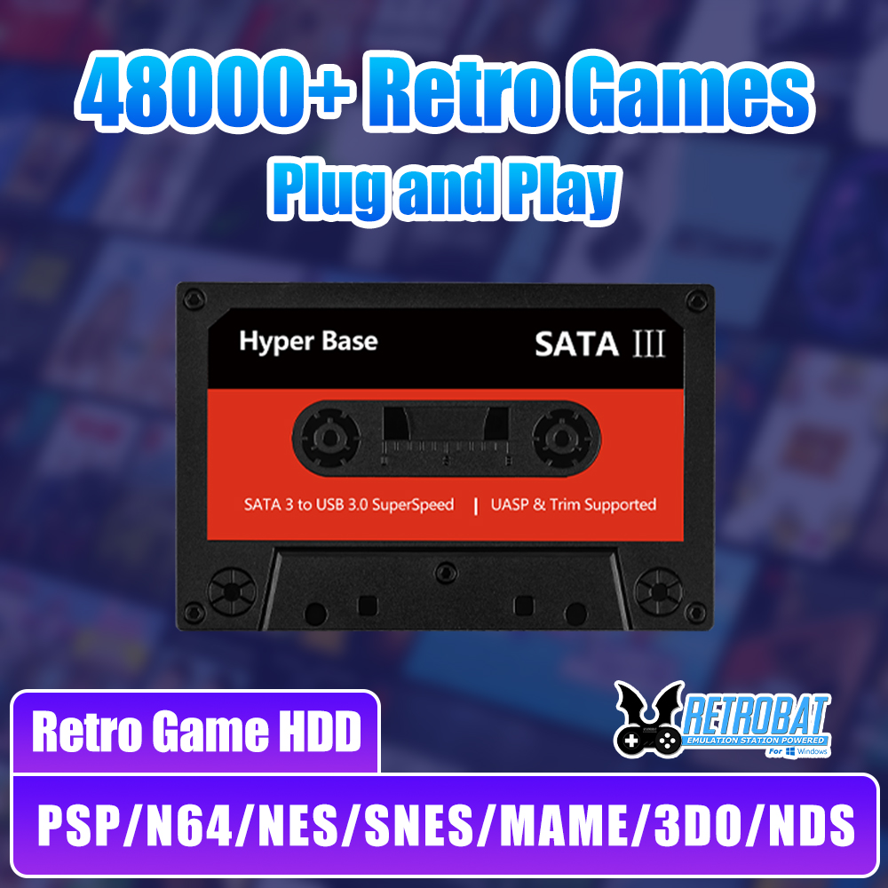 Batocera 500G Game Hard Drive  - Retro Gaming Hard Drive review and price
