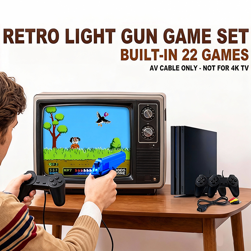 PS 4 Style Gaming Console Set  - Retro Gaming Light Gun review and price