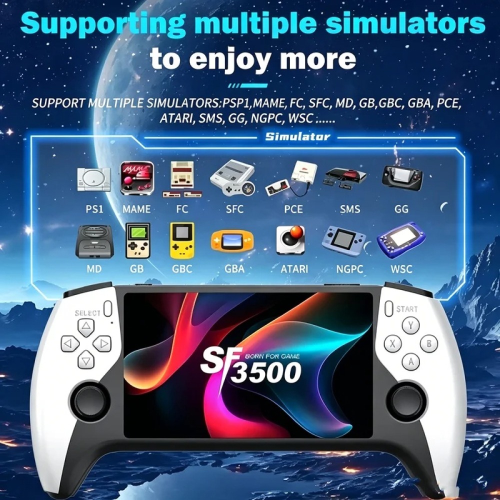 SF3500 5 inch Handheld Game Co - Retro Gaming Games review and price