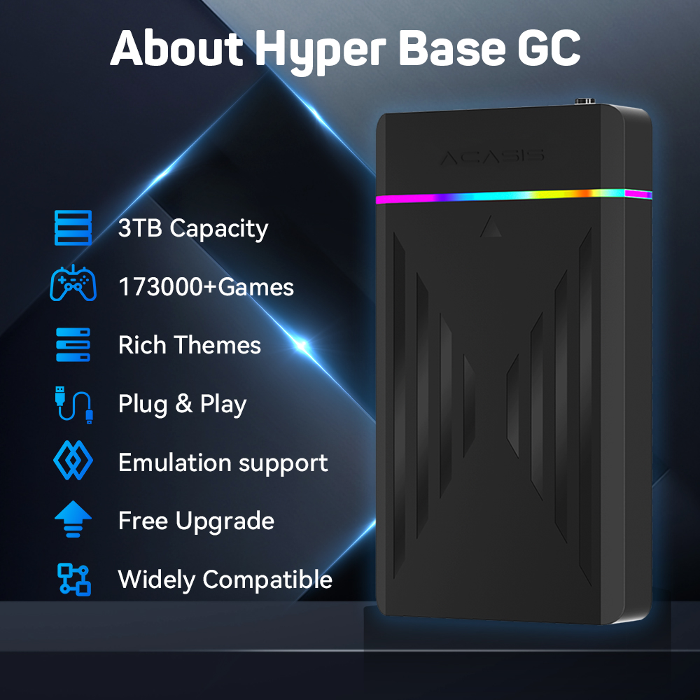 3TB Portable Gaming HDD Launch - Retro Gaming Os review and price
