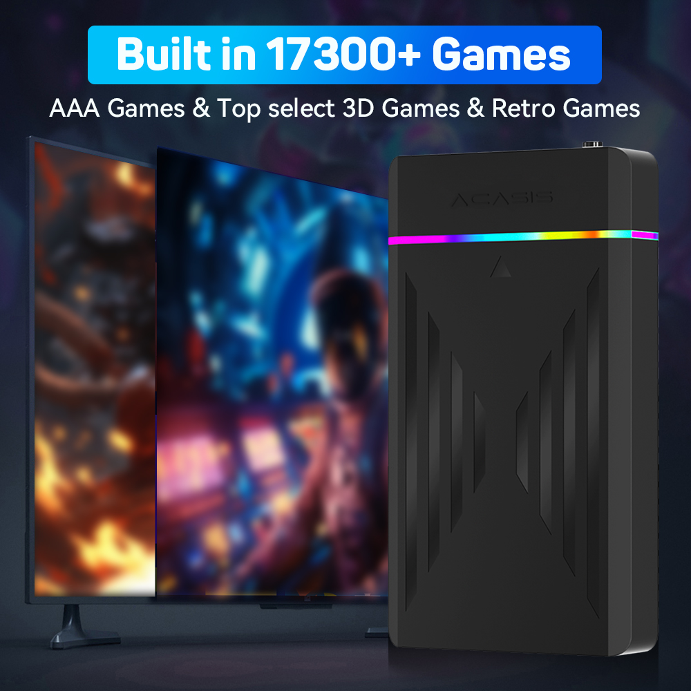 3TB Portable Gaming HDD Launch - Retro Gaming Os review and price